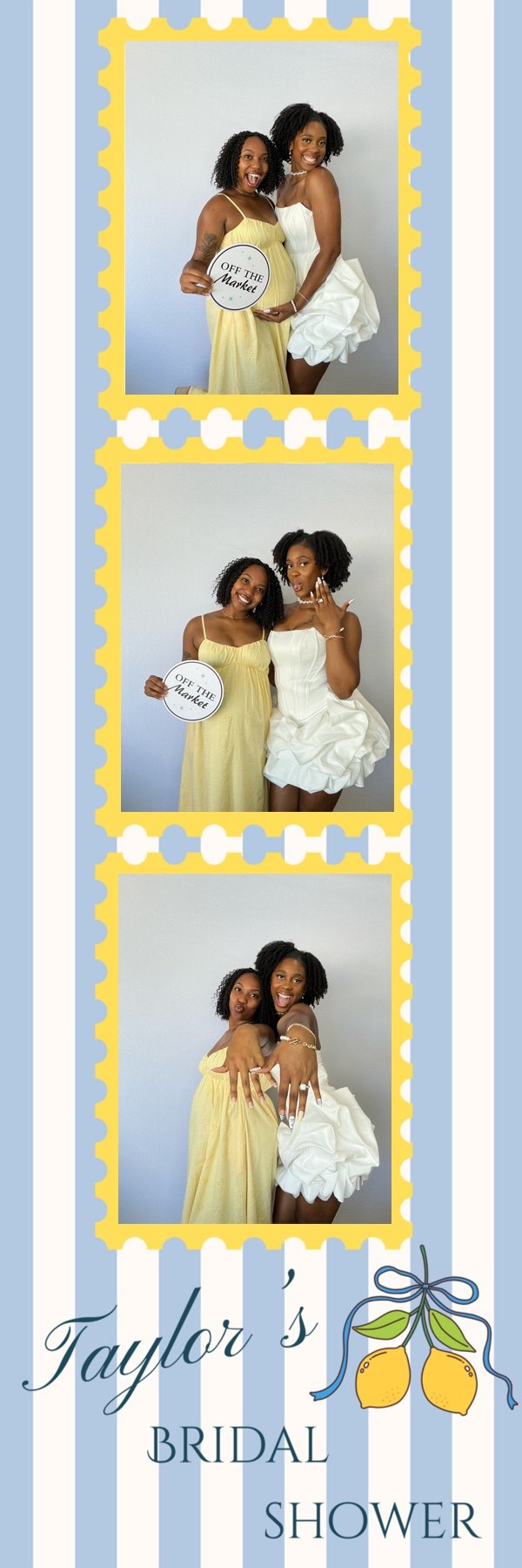 Bridal shower strip